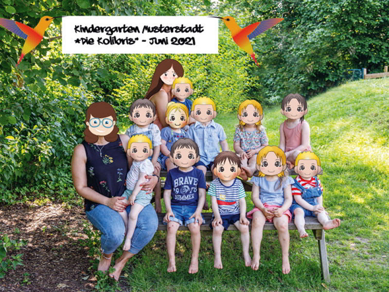 Matthias Nordmeyer - Gruppenbilder und Collagen Kindergarten- und Grundschulfotografie