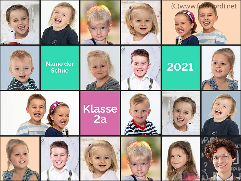 Matthias Nordmeyer - Gruppenbilder und Collagen Kindergarten- und Grundschulfotografie